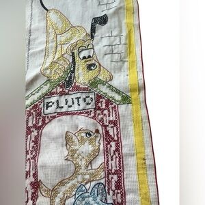 Vintage Walt Disney Pluto Paragon Growth Chart COMPLETED W/Tag  10" x 37"